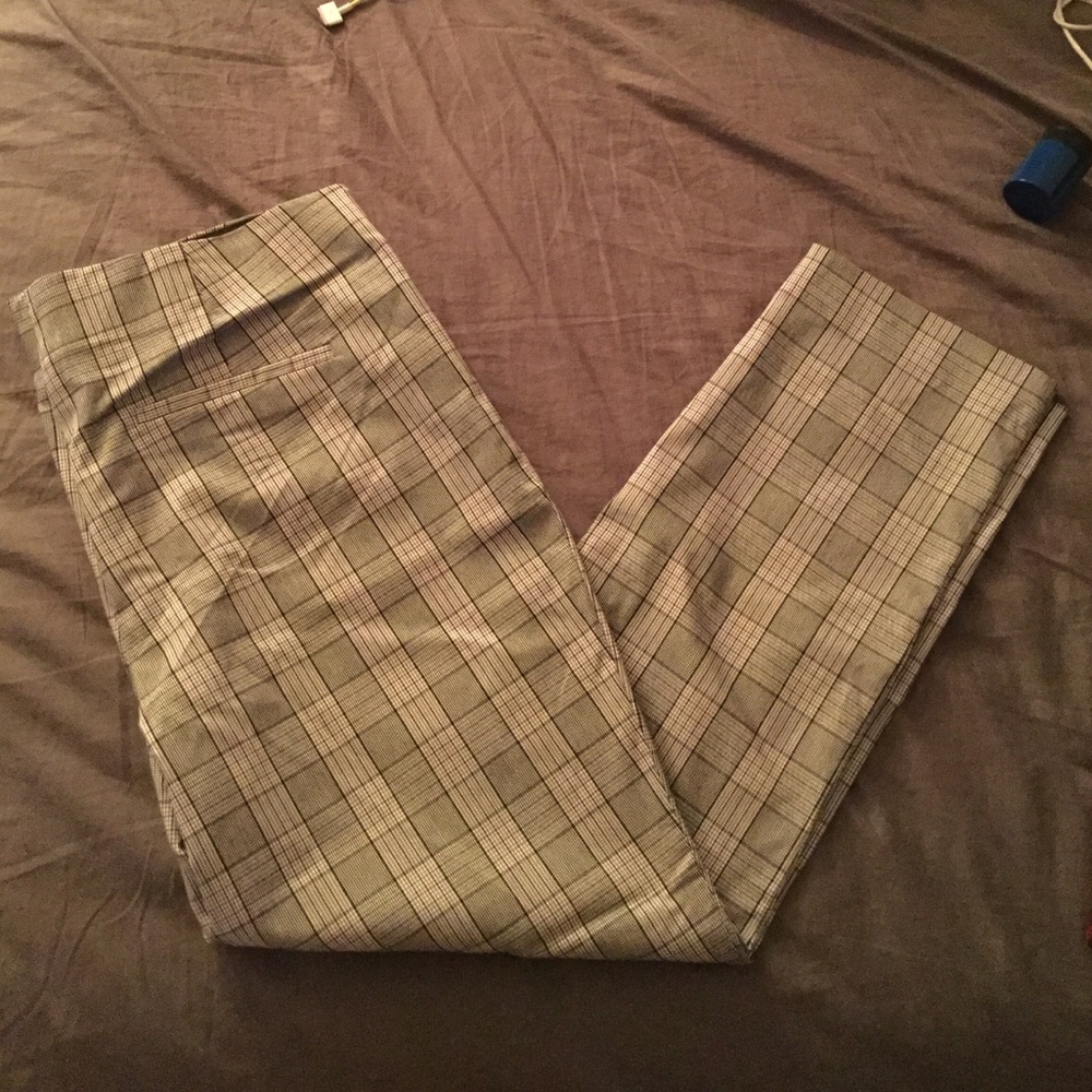 A New Day Plaid Business Pants